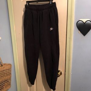 Black Nike sweat pants